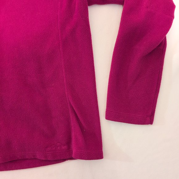 Eddie Bauer Women's Pink‎ Quarter-Zip Fleece Pullover XL - Picture 6 of 8
